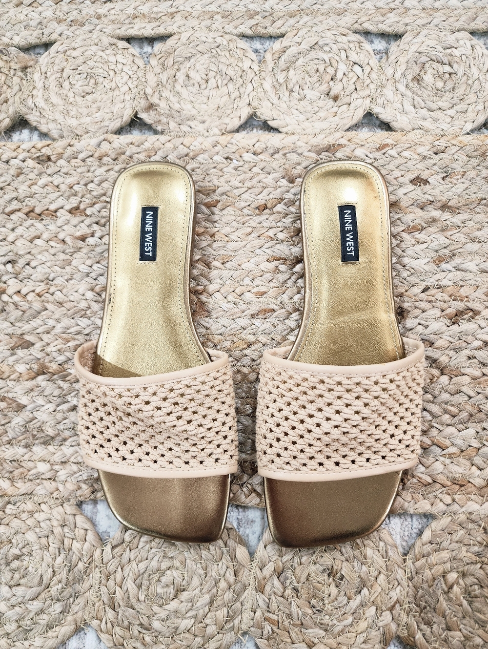 Nine West Womens Flat Sandals
